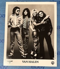 VAN HALEN 1996 BEST OF VOL. 1 (1981 LINEUP) MEDIA PROMO PHOTO WARNER BROS.