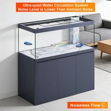 66-71 Gal All-in-One Aquarium Fish Tank Aquarium Stand 8000L Pump for Home NEW