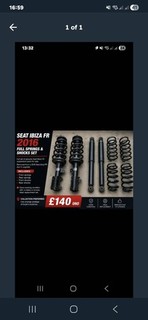 Seat Ibiza FR 2016 Springs & Shocks for Sale