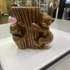 Haeger 5" Brown Bear Vase #3508