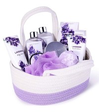 Spa Gift Sets for Women, 11 Pcs Lavender Bath Set, Bath Gifts Set