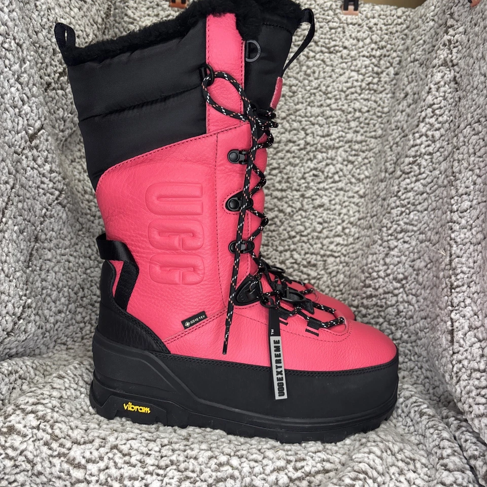 Bota UGG Shasta Alta Rosa Brillante Todo Género Gore-Tex Talla 6 Hombres, Mujeres 7 Foto 4 de 4