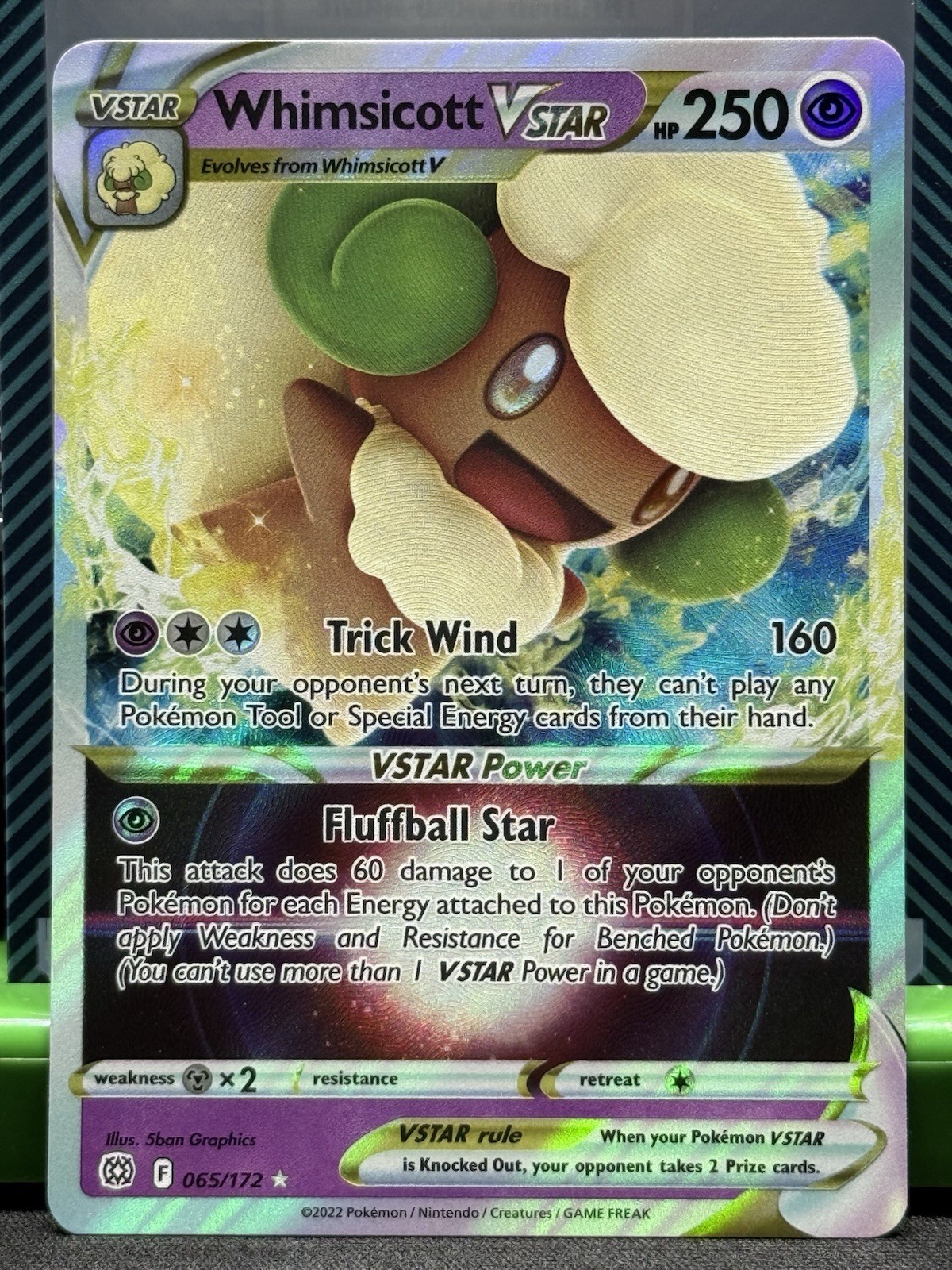 Whimsicott VSTAR 065/172 Brilliant Stars Ultra Rare Pokémon TCG NM