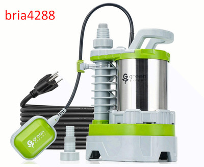 Submersible Sump Pump, 1.5HP 5500GPH Effluent/Sewage Pump for Dirty Water