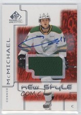 2019-20 Upper Deck SP Game Used CHL Edition Red Jersey Connor McMichael Auto kn8