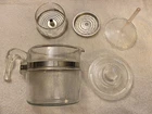 Vintage Pyrex Flameware 6 Cup 7756-B Percolator Complete Set