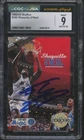 1992 Skybox #382 Shaquille O'Neal Autograph RC Rookie Mint CGC 9 10 Auto