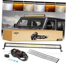 42Inch 240W LED Straight Light Bar, 6 Modes Off Road Amber 42 Inch Straight