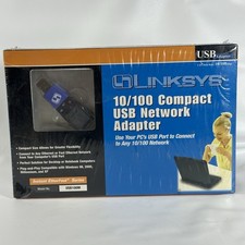 Linksys USB 10/100 Compact Network Adapter Model USB 100M Sealed
