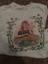MELANIE MARTINEZ Authentic Beige The Trilogy Tour Band Graphic Tee Size Large