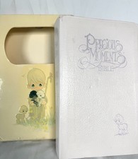 Precious Moments Bible Violet Mist New King James Stained Edges Leatherflex