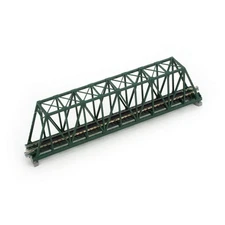 Kato 20-431 N 9-3/4" Green Single Truss Bridge