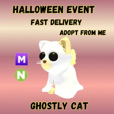 Adopt Your Spooky Pet This Halloween – Ghostly Cat with Fast Delivery!