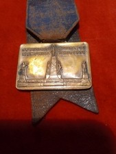 Antique Vintage Soldiers Alliance Memorial Ohio 1923 Watch Fob Whitehead & Hoag 