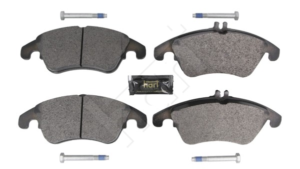 Vorderachse Hart 256 535 Bremsbelagsatz, Scheibenbremse FüR MERCEDES-BENZ-image