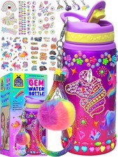 Decorate Your Own Water Bottle Kit for Girls - Gift for Girls Ages 5 6 7 8 9 ...