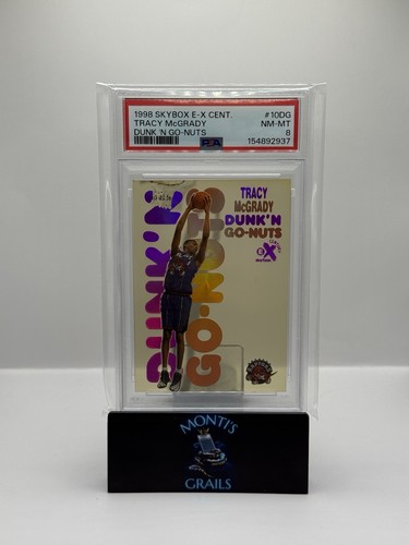 Tracy McGrady #10DG 1998 Skybox E-X Century Dunk 'N Go-Nuts card