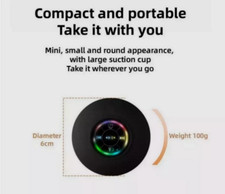 Waterproof Bluetooth Wireless Shower Speaker Bathroom Speaker LED Light  /////