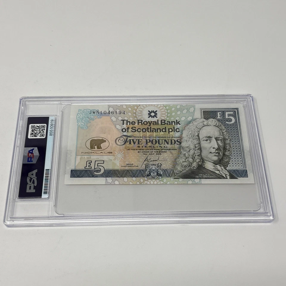 Jack Nicklaus Signed 5 Pound Bank Note HOF Golfer Autograph PSA/DNA - Image 3 of 3