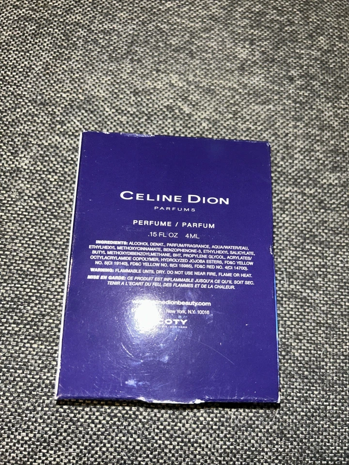 Парфюмерия Celine Dion Pardon 0,15 жидкой унции редкая снятая с производства новая в коробке - Изображение 2 из 4