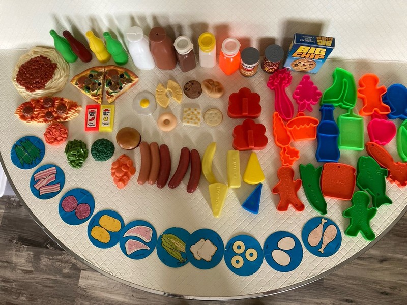 Vintage Play Food Large Lot 1980’s Mixed Brands