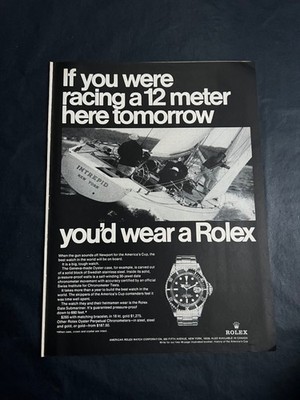 1970 Rolex Submariner If you were 12 Werbeanzeige Vintage Watch Ad Werbung Print