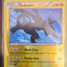 The Pokémon Company Zekrom 39/116 Plasma Freeze Holo Rare Basic 130 HP EN on eBay