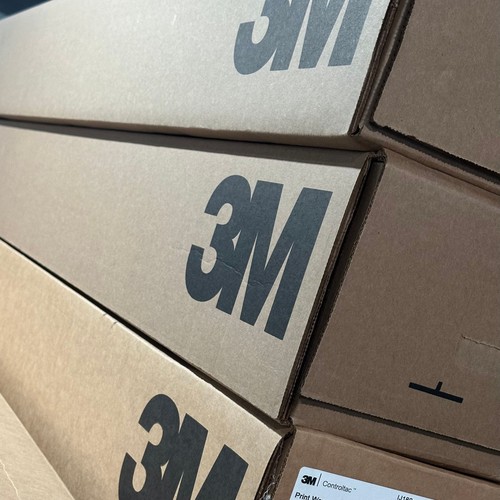 3M Controltac IJ180CV3-10 Graphic Film w Comply Adhesive - 54"x50 yd - White NEW - Picture 2 of 3