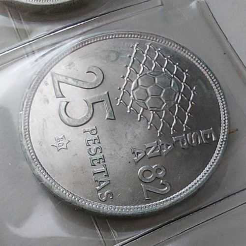 Pesetas ESPAÑA MUNDIAL FUTFOL ESPAÑA'82 1980*80 - Imagen 11 de 19