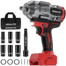 Cordless Impact Wrench for Milwaukee 18V,1500Nm (1106 Ft-Lbs) 1/2" Brushless ...