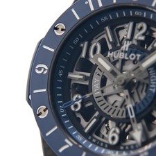 HUBLOT Big Bang Unico GMT Carbon Blue Ceramic 471.QL.7127.RX Box/Paper 13