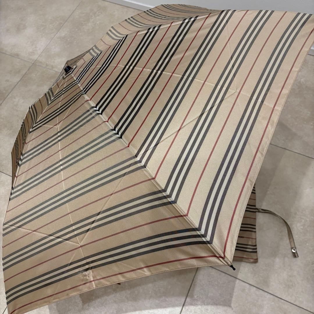 Burberry Foldable Umbrella Check Pattern Classic … - image 6