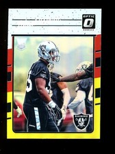 2016 Donruss Optic #121 Jihad Ward Oakland Raiders RC Rookie Red Yellow Holo QTY