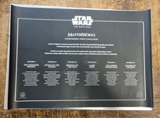 Star Wars The Movie Saga Masterworks Lithographic Print Collection 2005