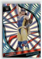 2022 Panini Revolution WWE #80 Nikki A.S.H. Sunburst #/99 ☘️147