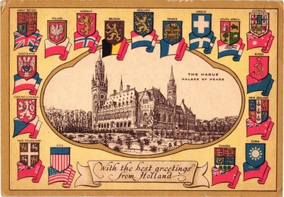 With the Best Greetings from Holland Postcard Posted The Hague