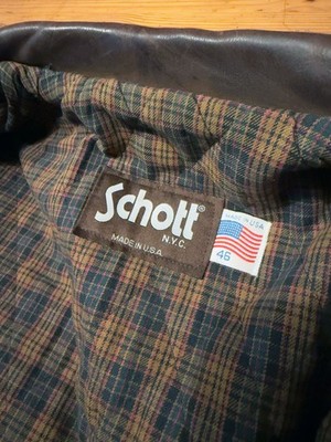 SCHOTT NYC   Lederjacke | Größe XL