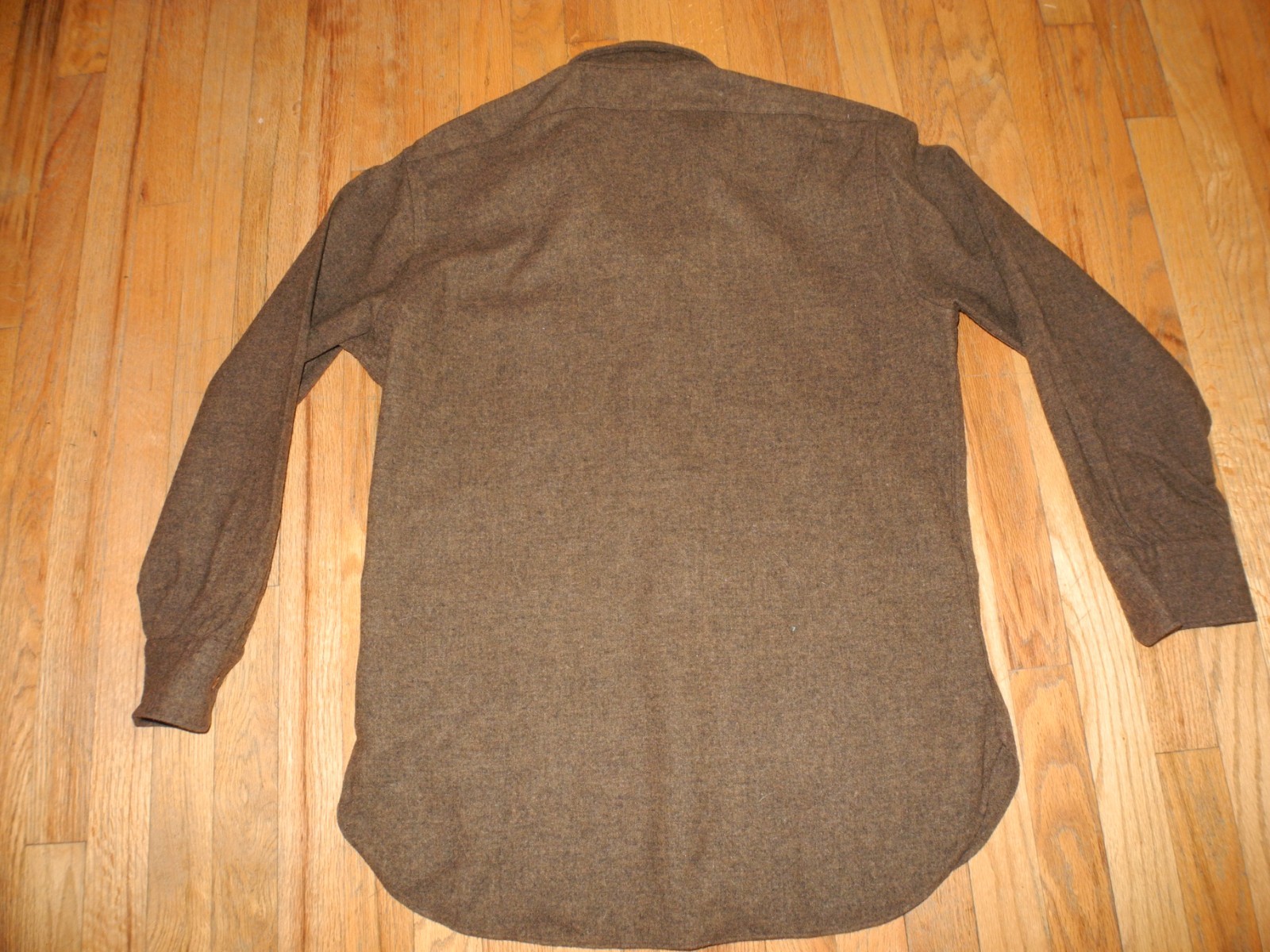 Vintage Pendleton Solid BROWN Shirt 100% Virgin W… - image 17