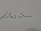 Roland Beamont pencil signed Battle of Britain RAF WW2