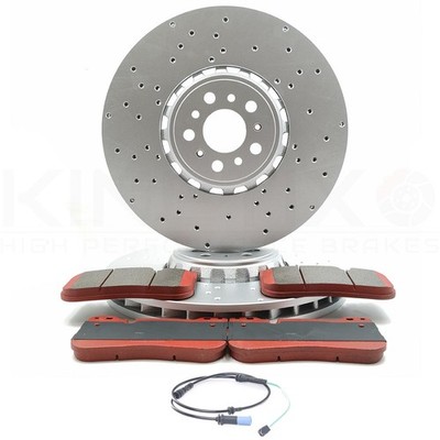 FOR BMW M5 F90 M8 F91 F92 F93 COMPETITION FRONT BRAKE DISCS RACING PADS 395mm