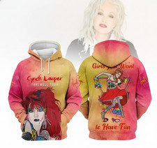 Cyndi Lauper Hoodie AOP 3D Beautiful Color Gifl Fan Full Size Long Sleeve bbv2p