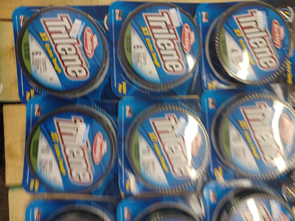 Lote de 10 Berkley Trilene linha de pesca XT 300 330 jardas carretel Lo Vis verde 4 6 8 10 - Imagem 3 de 4