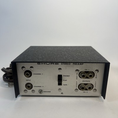 SHURE M64 STEREO PREAMP Turntable RIAA