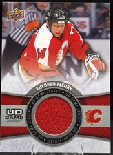 Theoren Fleury 2015-16 Upper Deck Game Jersey Series 2 #GJ-TF 1:2,319 - Red!