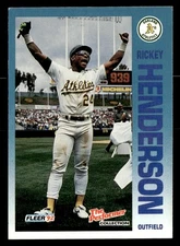 1992 Fleer 7-Eleven/Citgo The Performer #17 Rickey Henderson
