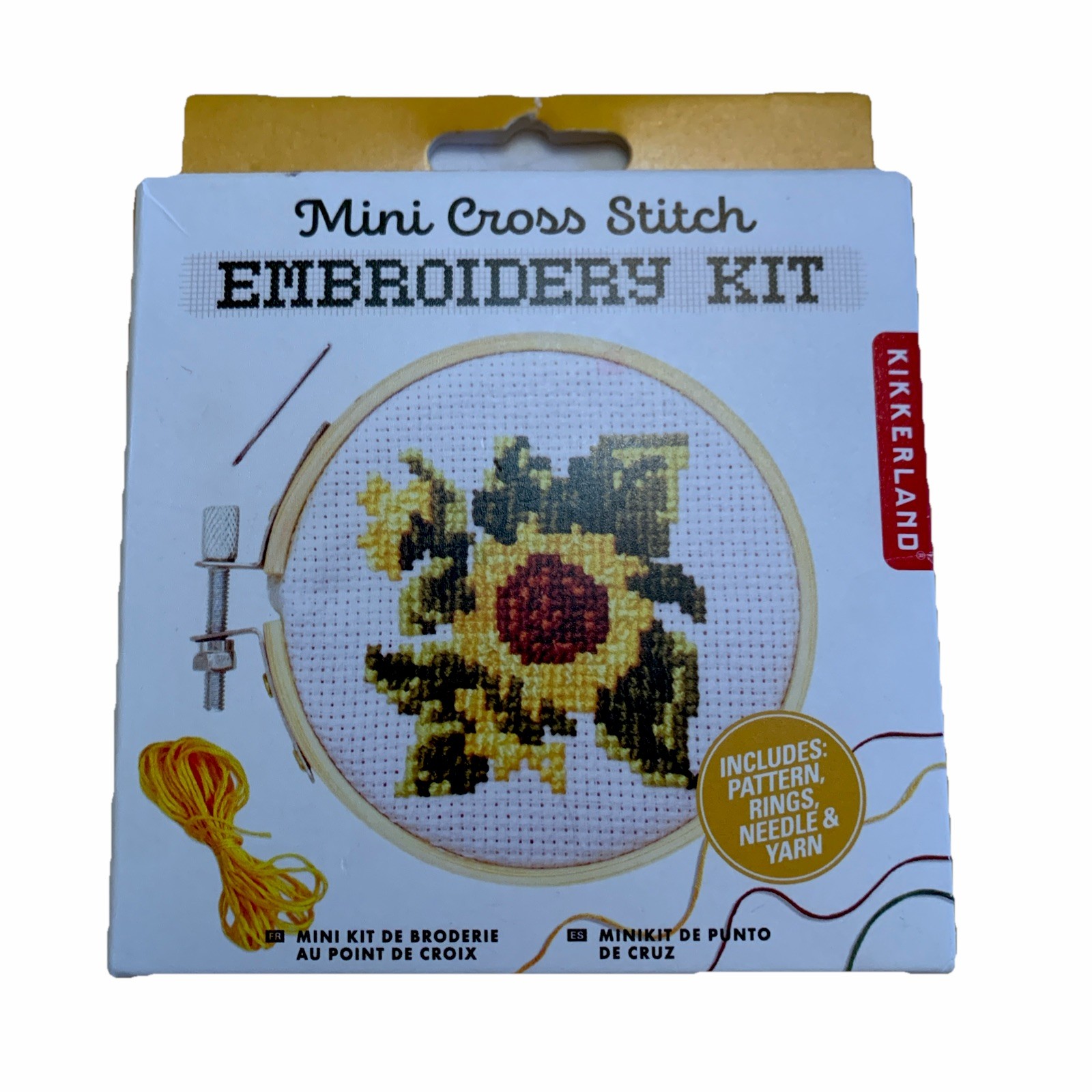 Kit With Bamboo Hoop Canvas