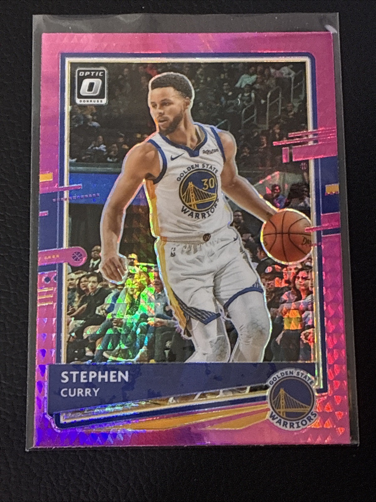 STEPHEN CURRY 2020-21 Donruss Optic Hyper Pink PRIZM #17 GOLDEN STATE WARRIORS