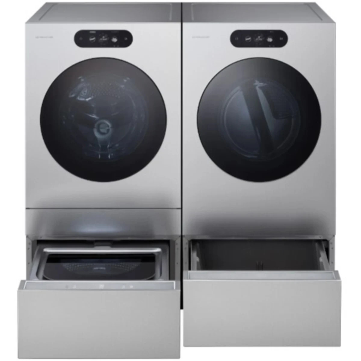LG Signature Series LGWADRGS9000 29" Washer & Dryer Set Front-Load PLATINUM - Thumbnail 6