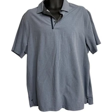 Champion Polo Shirt Men Size XL Blue Short Sleeves Collared Golf Casual Active