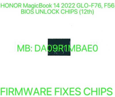 HONOR MagicBook 14 2022 GLO-F76, GLO-F56, NO PASSWORD BIOS CHIP MB: DA09R1MBAE0